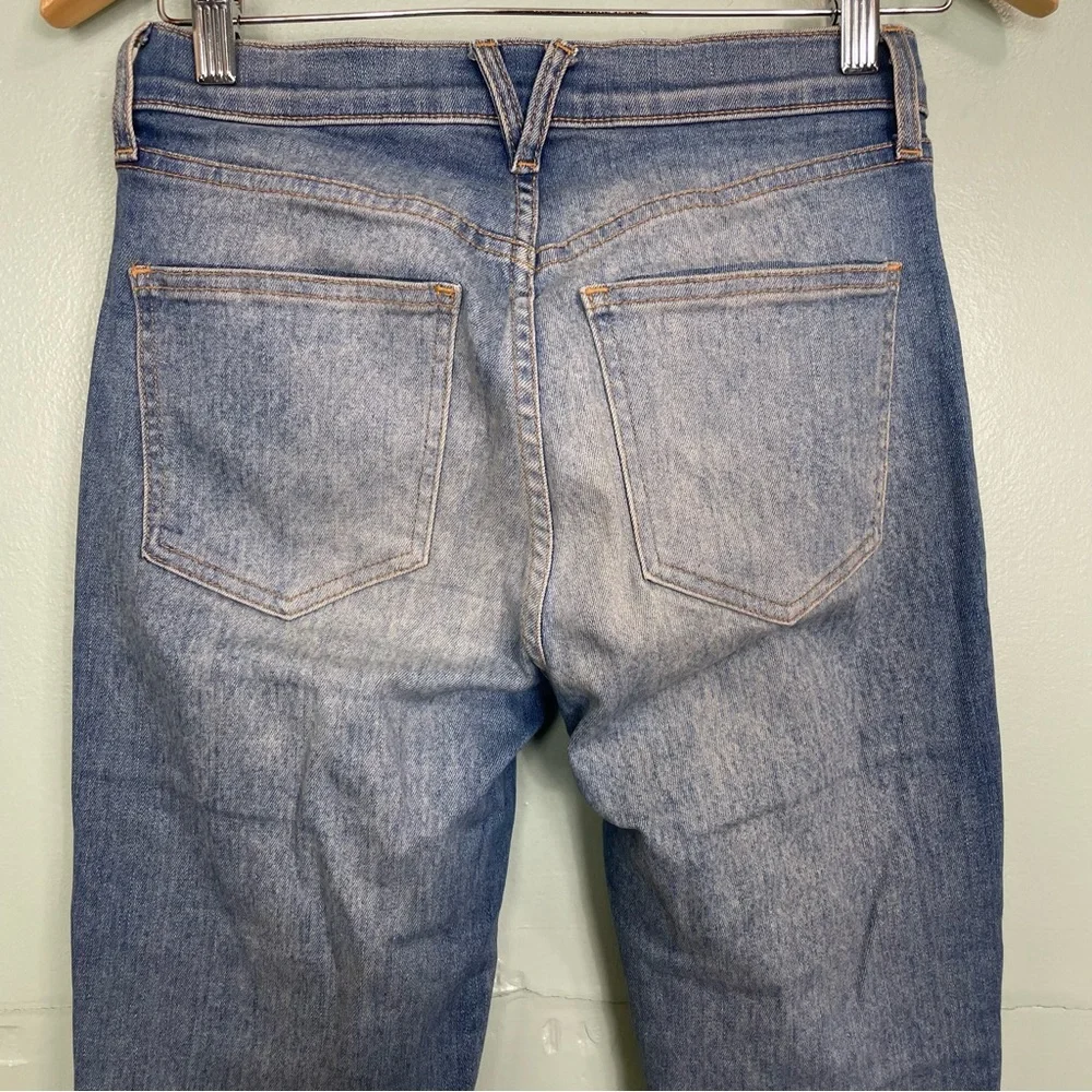 Veronica Beard Jeans Carly Kick Flare‎ High Rise Wash Clear Water Size 26